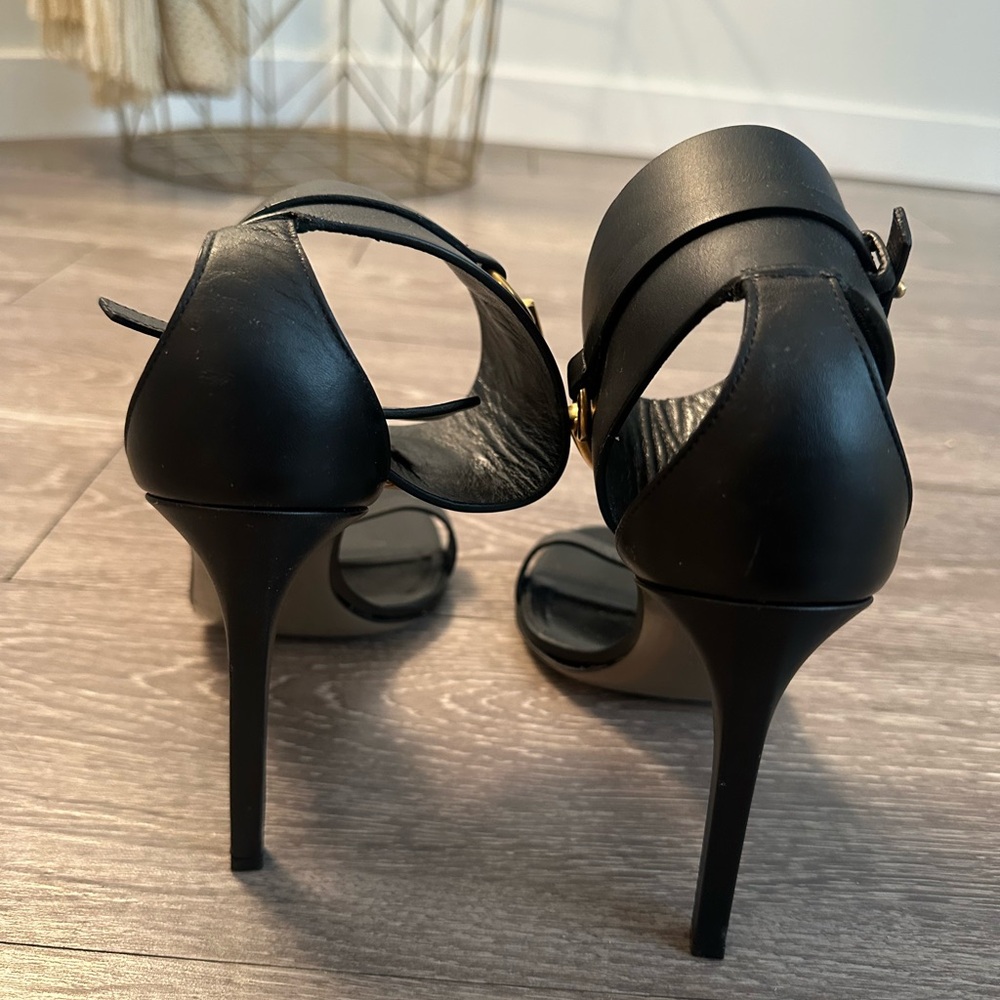 Gucci Black Ankle Strap Heels - Picture 4 of 6
